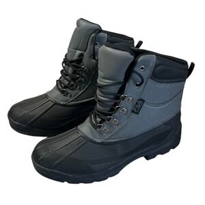 FILA Men's Weather Tech Black/Gray Boots Size 12